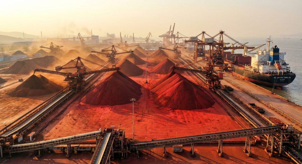 Minério de ferro avança e recupera perdas recentes no mercado futuro