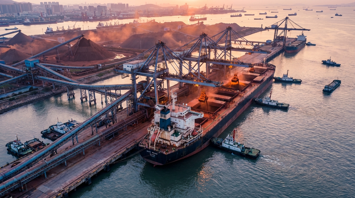 China atinge recordes em exportação de aço e importação de minério de ferro