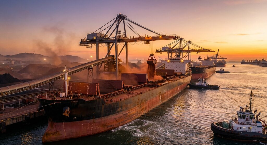 Fretes marítimos de graneis sólidos disparam até 64% no último trimestre