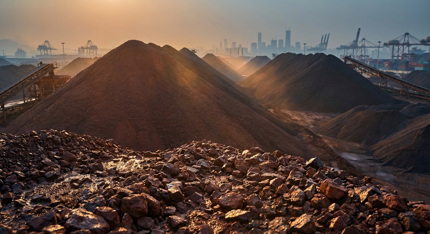 Minério de ferro avança e atinge níveis de $112 apesar de estoques elevados