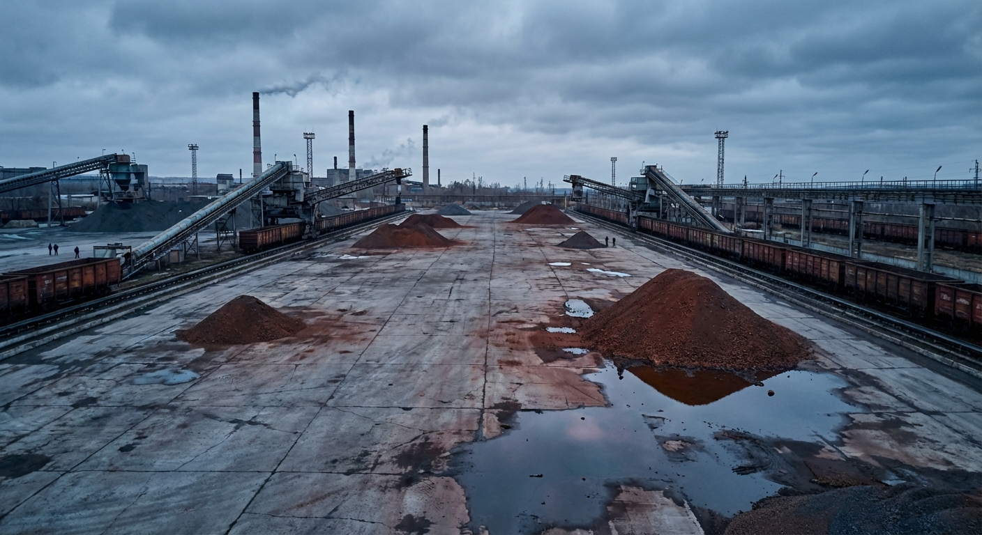 Produção de aço russo cai significativamente em 2025